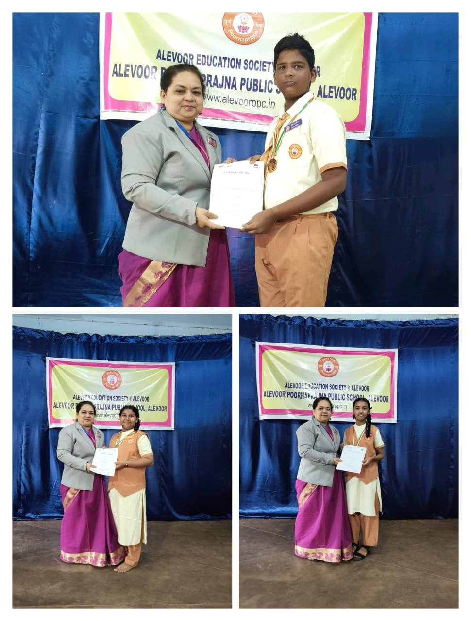 Alevoor Poornaprajna Public School Students Shine at Tata Building India Essay Competition