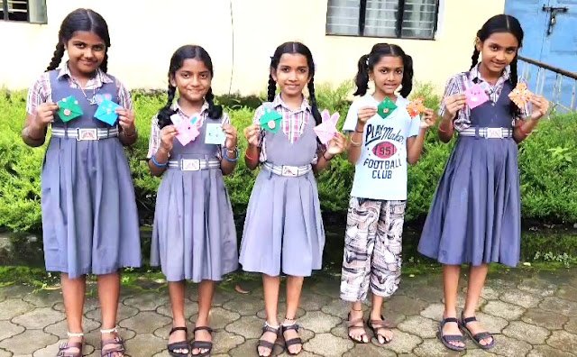 Bookmark Making Activity at Alevoor Poornaprajna Public School