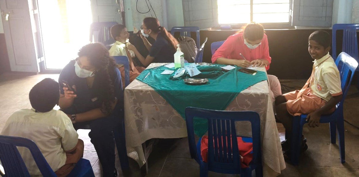 Dental Awareness Program and Check-Up at Alevoor Poornaprajna Public School