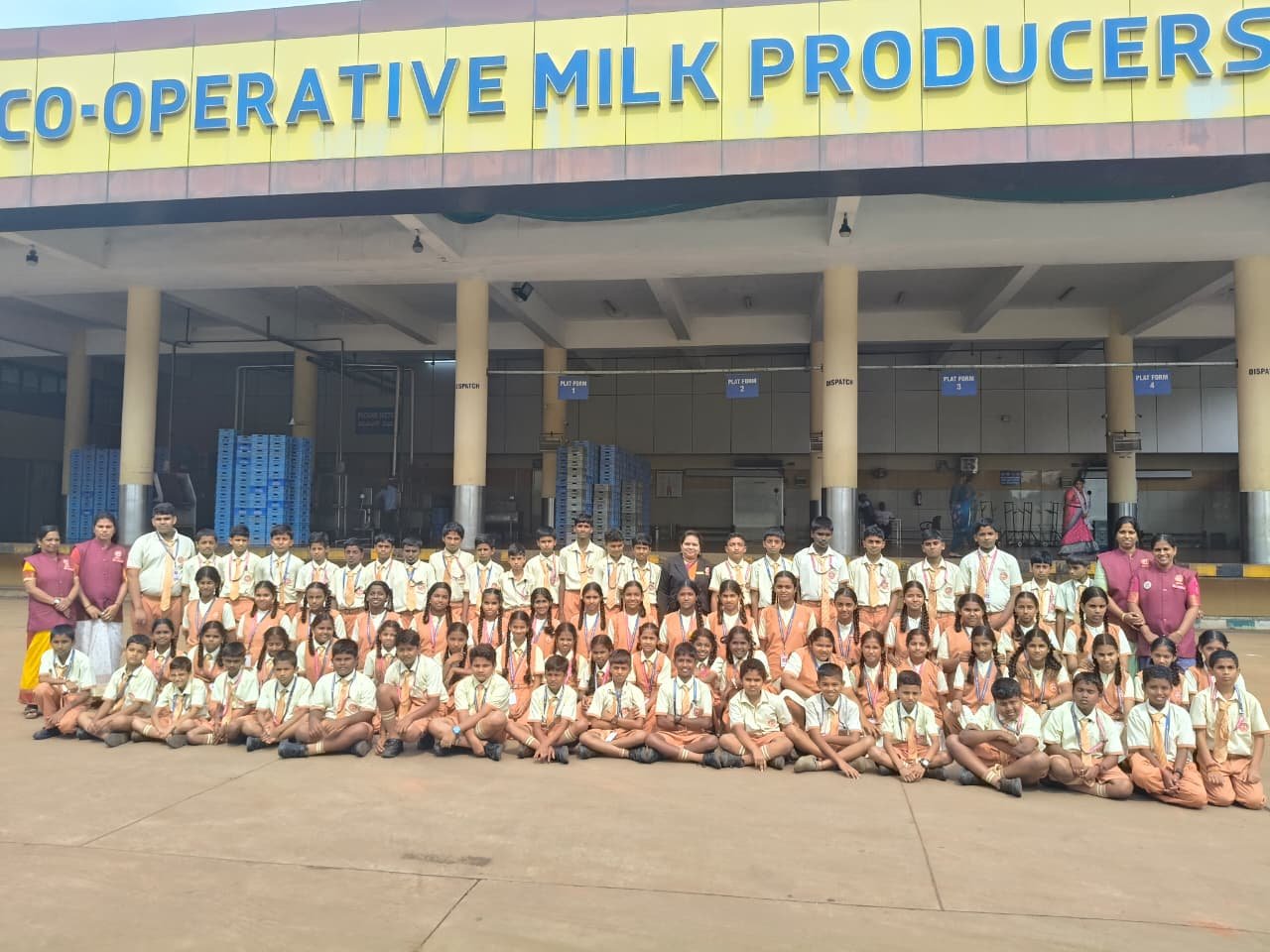 Educational Visit to KMF Nandini Dairy, Uppoor