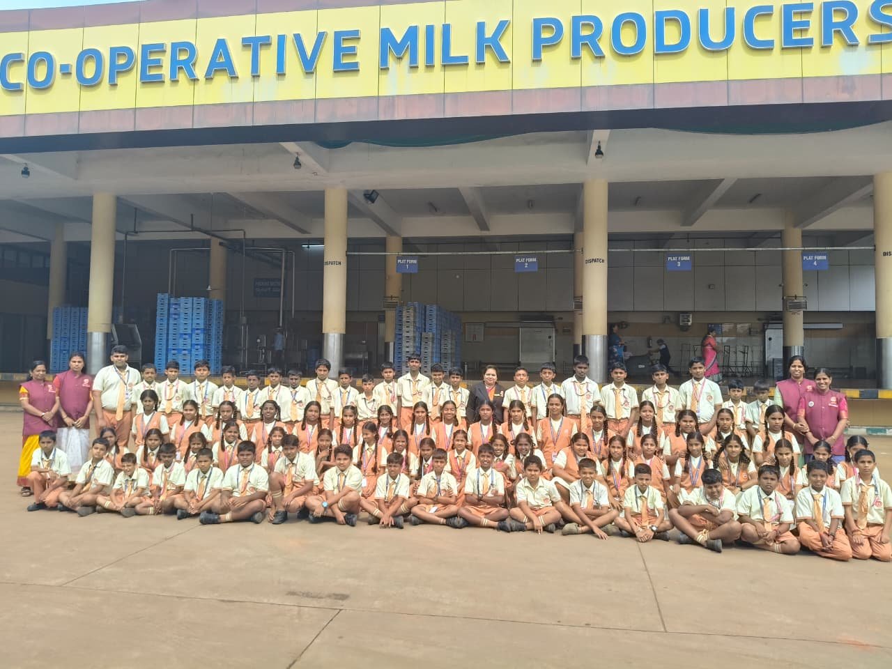 Educational Visit to KMF Nandini Dairy, Uppoor