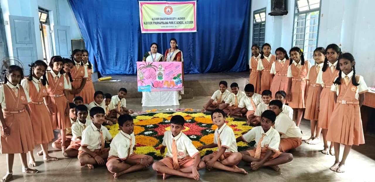 Onam Celebration at Alevoor Poornaprajna Public School
