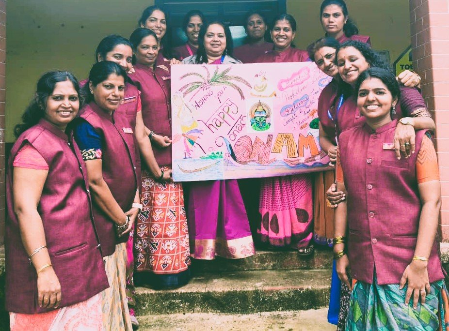 Onam Celebration at Alevoor Poornaprajna Public School