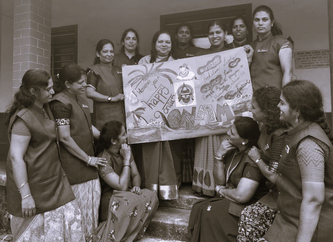 Onam Celebration at Alevoor Poornaprajna Public School