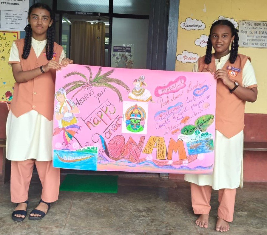 Onam Celebration at Alevoor Poornaprajna Public School