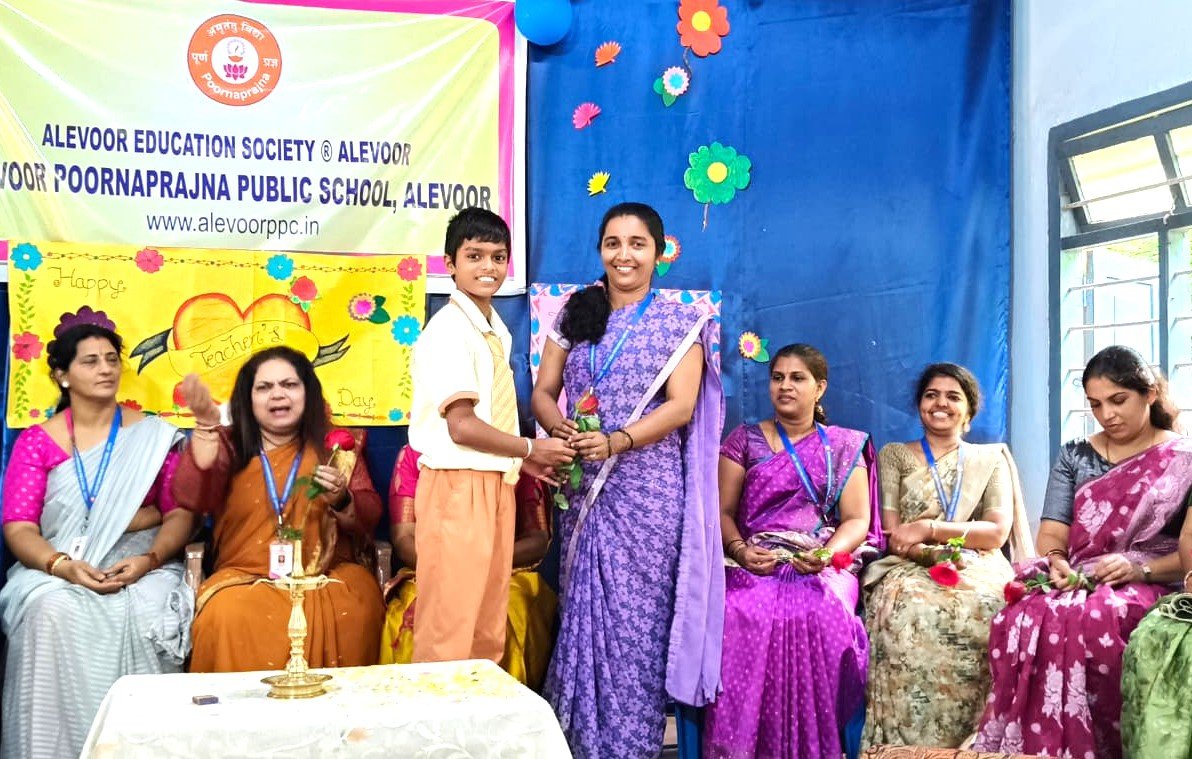 Teachers’ Day Celebration at Alevoor Poornaprajna Public School